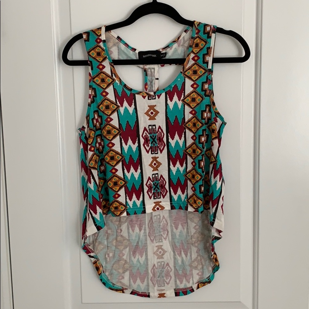 Mink Pink Aztec Top